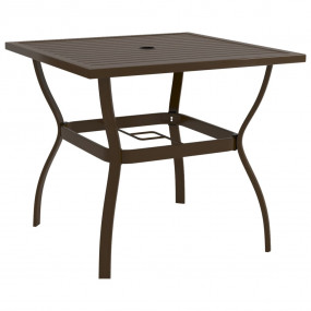 Garden Table Brown Powder-coated steel Medium Industria...