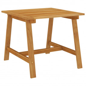 Garden Dining Table Natural Acacia Solid Acacia wood Me...