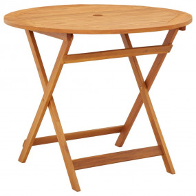 Garden Table Brown Solid eucalyptus wood with oil finis...