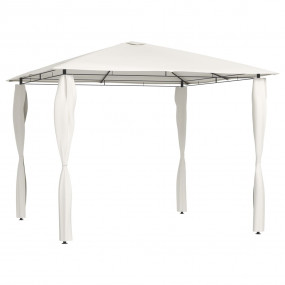 Gazebo Cream Fabric 9.8 x 9.8 feet Durable Gazebo Squar...