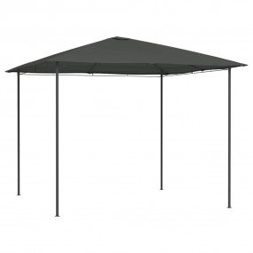 Gazebo Anthracite Steel 10 x 10 ft Gazebo Square Modern