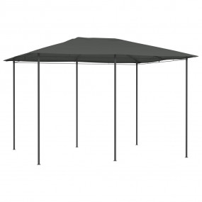 Gazebo Anthracite Fabric, steel 9.8x13.1 feet Seats Man...