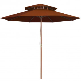 Garden Parasol Terracotta