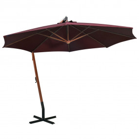 Hanging Garden Parasol Bordeaux Red Polyester Large
