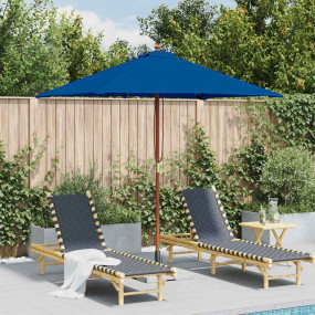 Garden Parasol Blue Fabric 59.1x78.7 in Collapsible