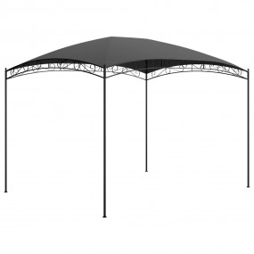 Gazebo Anthracite Steel 9.8 x 13.1 x 8.7 ft Durable Gaz...