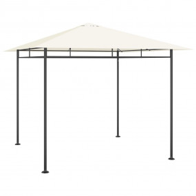 Gazebo Cream Steel Medium Foldable Gazebo Square Modern