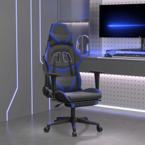 Gaming Chair Black and Blue