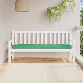 Garden Bench Cushion Green Oxford fabric (100% polyeste...