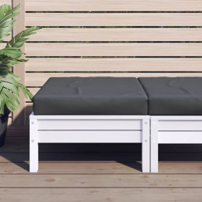 Pallet Cushion Anthracite Oxford Fabric 23.6 in x 23.6 ...
