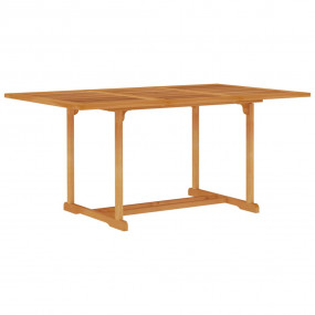 Garden Table Teak Fine sanded teak hardwood with water-...