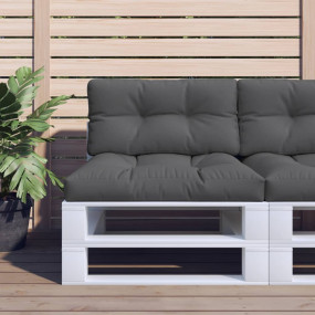 Pallet Cushion Anthracite Polyester 31.5 x 15.7 x 4.7 i...