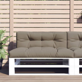 Pallet Cushion Taupe 100% polyester 47.2 x 15.7 x 4.7 i...