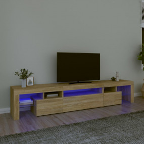TV Cabinet Sonoma Oak Engineered wood Large TV Cabinet