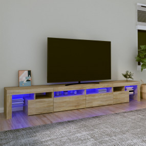 TV Cabinet Sonoma Oak Engineered Wood Large TV Cabinet