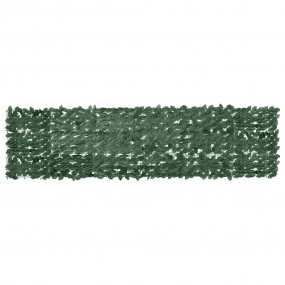 Balcony Screen Dark Green Polyethylene, Fabric 118.1x29...