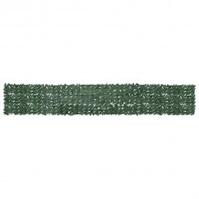 Balcony Screen Dark green Polyethylene, fabric 197 x 29...