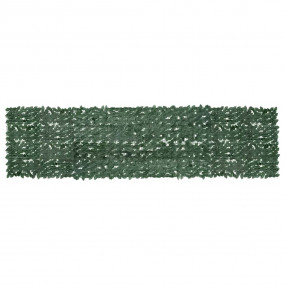 Balcony Screen Dark Green Polyethylene, Fabric 157.5 x ...