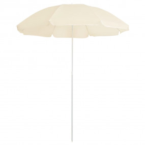 Garden Parasol Sand 100% Polyester, Steel 70.9 in diame...