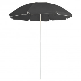 Garden Parasol Anthracite 100% polyester, steel 70.9 in...