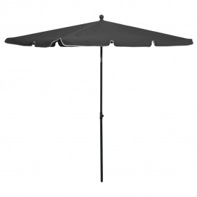 Garden Parasol Anthracite Polyester 82.7 x 55.1 in Tilt...