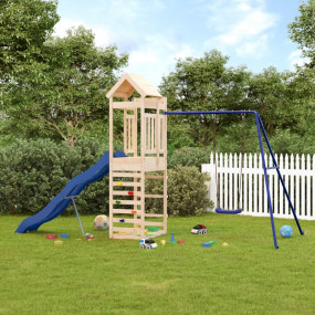 Outdoor Play-set Natural Pine, Blue