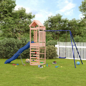 Outdoor Play-set Brown Solid Douglas Fir wood Large Sea...