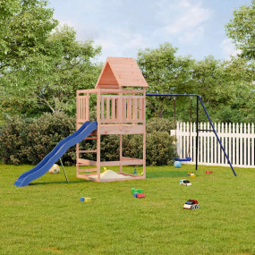Outdoor Play-set Wooden frame with blue bits Solid Doug...