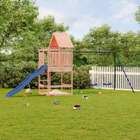 Outdoor Play-set Wooden, Blue Solid Douglas Fir wood, P...