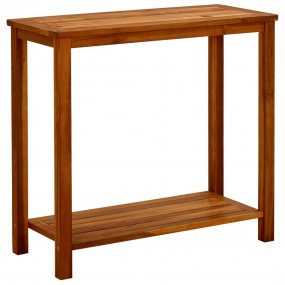 Garden Console Table Brown Solid Acacia Wood Medium Dur...