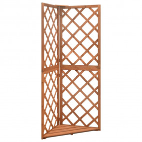 Corner Trellis Brown Solid fir wood Medium Corner Trell...