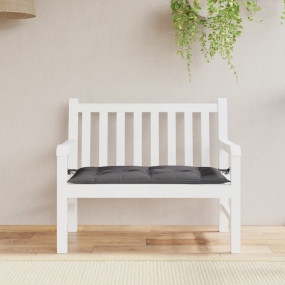 Garden Bench Cushion Anthracite Oxford fabric (100% pol...