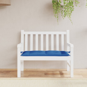 Garden Bench Cushion Blue Oxford fabric (100% polyester...