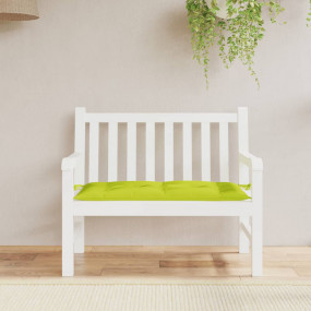 Garden Bench Cushion Bright green Oxford fabric (100% p...