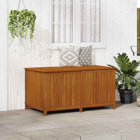Storage Box Solid Acacia wood, Polyethylene 59.1 x 31.5...