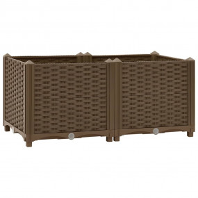 Raised Bed Brown Polypropylene Medium Durable Raised Be...