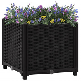 Raised Bed Black Polypropylene 15.7 in Durable Planter ...
