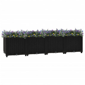 Raised Bed Black Polypropylene Large Durable Outdoor Pl...