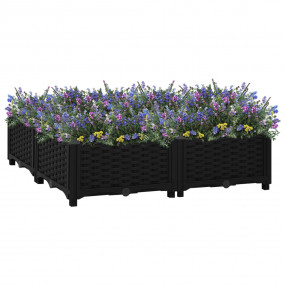 Raised Bed Black Polypropylene Medium Durable Planter B...