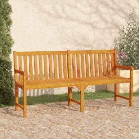 Garden Bench Natural wood Solid acacia wood 70.9 in Dur...