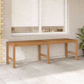 Bench Teak Solid Teak Wood 59.1 in long Durable Garden ...