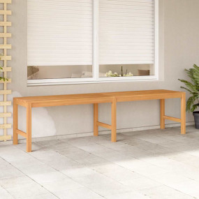 Garden Bench Warm Teak Solid Teak Wood 70.9 in length D...