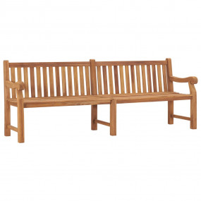 Garden Bench Teak Solid Teak Wood Extra Large Rectangul...