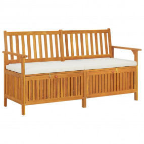 Bench Brown Solid Acacia wood, 100% polyester Medium