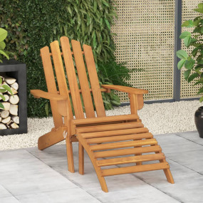Garden Chair Natural wood Solid Acacia wood Standard Fo...