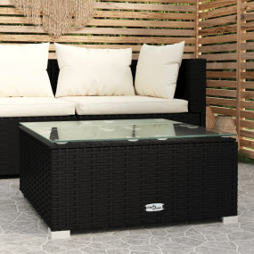 Garden Coffee Table Black
