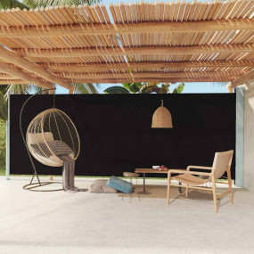 Side Awning Black 100% polyester with PU coating, powde...