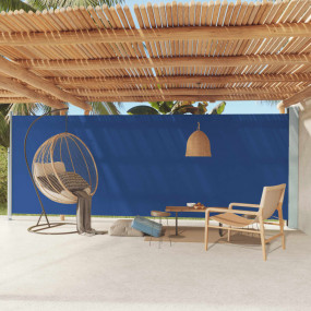 Side Awning Blue 100% polyester with PU coating, powder...
