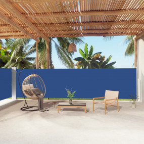 Side Awning Blue Polyester with PU coating, Steel, Alum...