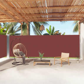 Side Awning Brown Polyester (with PU coating), steel, a...